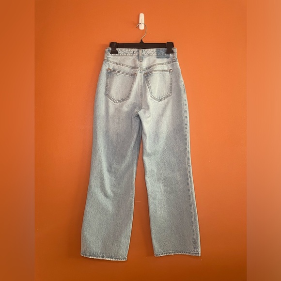 Abercrombie & Fitch Drapey Rigid Curve Love High Rise Loose Jeans Womens Size 24 - Picture 5 of 7